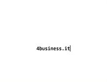 Tablet Screenshot of 4business.it